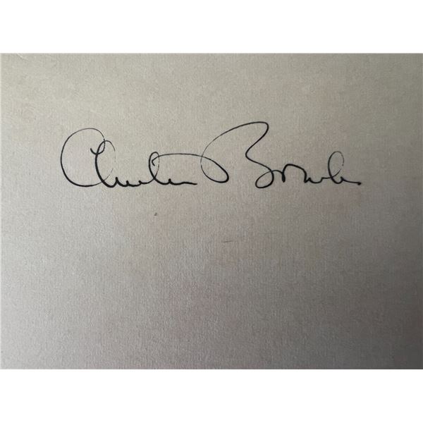 Governor of Connecticut Chester Bowles original signature