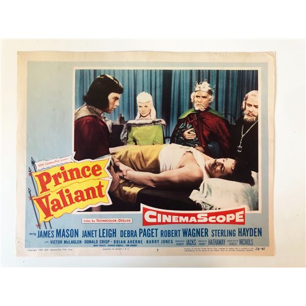 Prince Valiant  original 1954 vintage lobby card