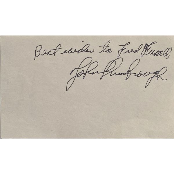John Kimbrough original signature