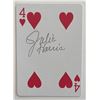Image 1 : Julie Harris signed playing card