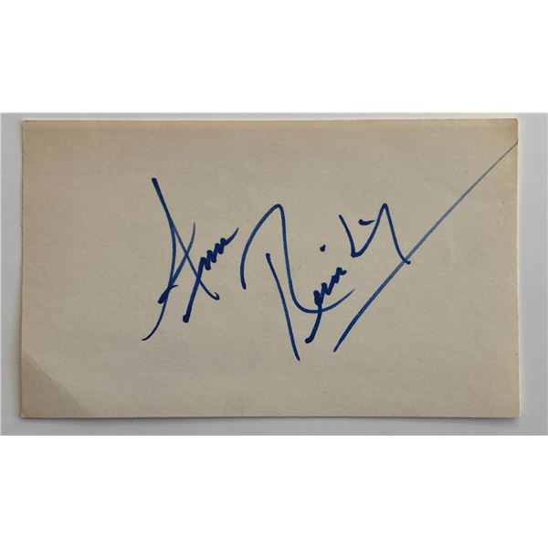 Ann Reinking original signature