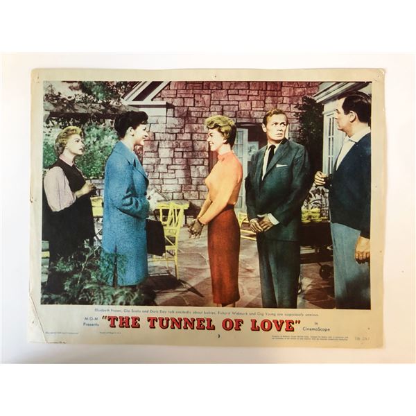 The Tunnel of Love original 1958 vintage lobby card