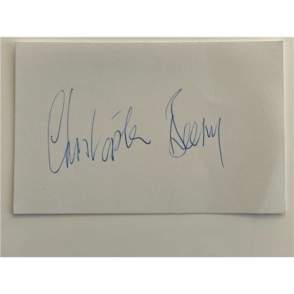 Christopher Borat original signature