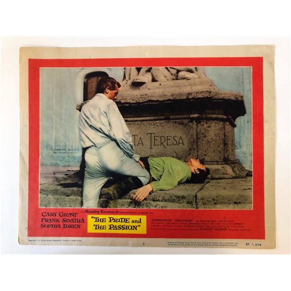 The Pride and the Passion original 1957 vintage lobby card
