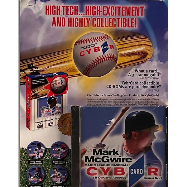 Mark McGwire Cyber Card. 5x6 inches