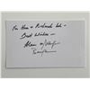 Image 1 : Alan and Marilyn Bergman signed note