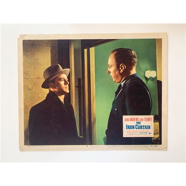 The Iron Curtain original 1948 vintage lobby card