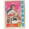 Image 1 : Memphis Sounds Mel Daniels 1970 Topps #192  signed trading card