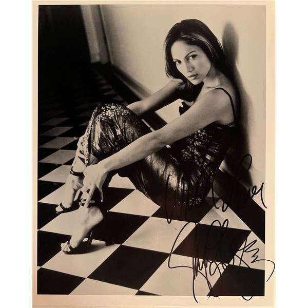 Jennifer Lopez facsimile signed photo. 8x10 inches