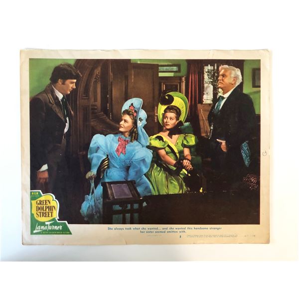 Green Dolphin Street original 1947 vintage lobby card