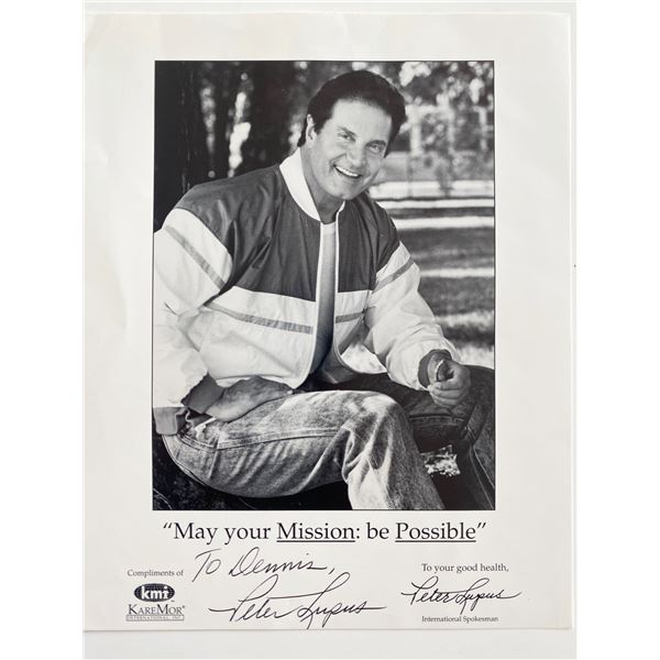 Mission: Impossible Peter Lupus signed photo