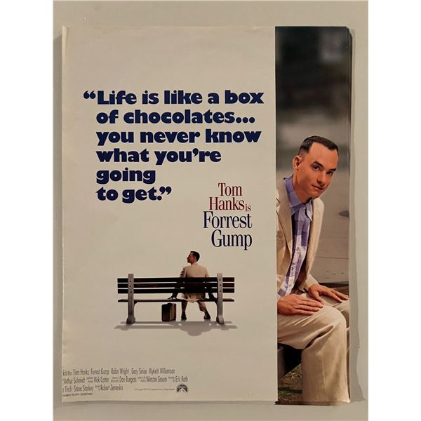 Original Forrest Gump Folded Movie Flyer