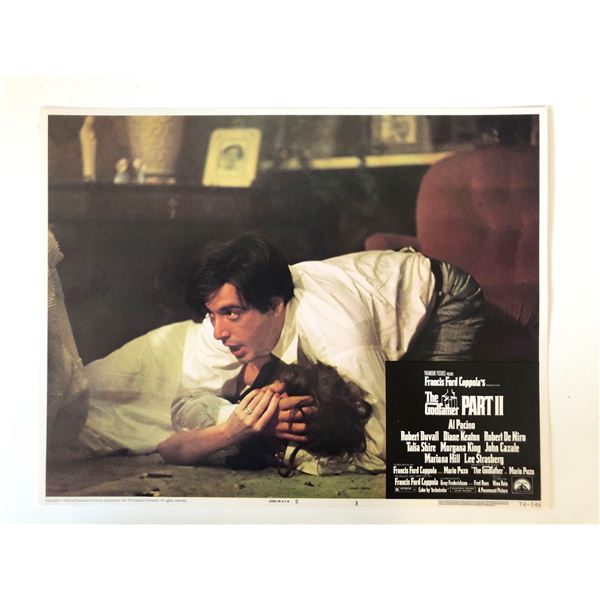 The Godfather Part II original 1974 vintage lobby card