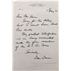 Image 1 : Lieutenant General Walter D. Druen Jr. handwritten and signed letter