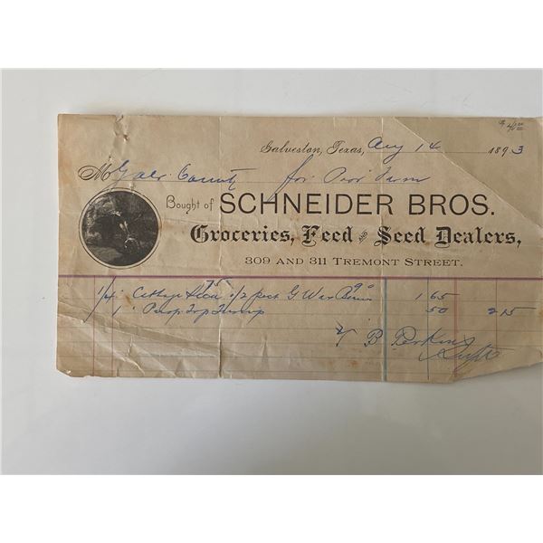 1893 signed document