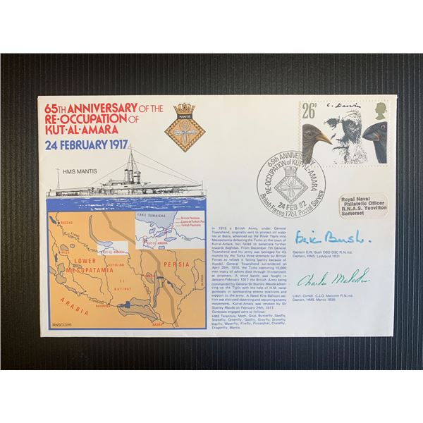 Eric Bush and Charlie Malcolm signed first day cover