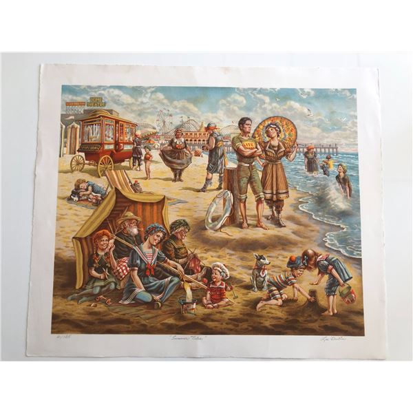 Lee Dubin Hand Signed Summertime Print