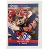 Image 1 : Buffalo Bills Will Wolford1990 NFL #445 signed trading card