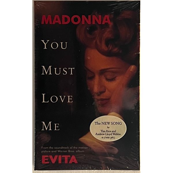 Evita Madonna You Must Love Me cassette single