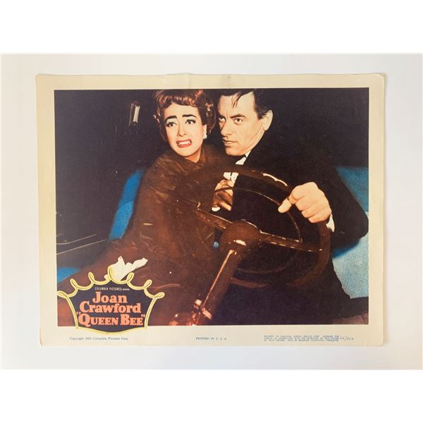 Queen Bee original 1955 vintage lobby card