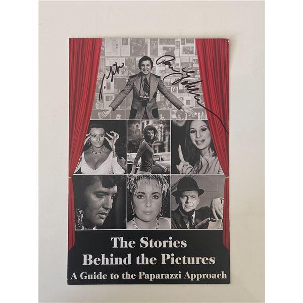 Photographer Ron Galella signed promo card