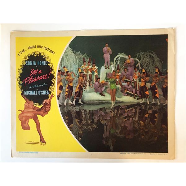 It's a Pleasure! original 1945 vintage lobby card