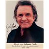 Image 1 : Johnny Cash facsimile signed photo. 8x10 inches