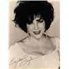 Image 1 : Elizabeth Taylor facsimile signed photo. 8x10 inches