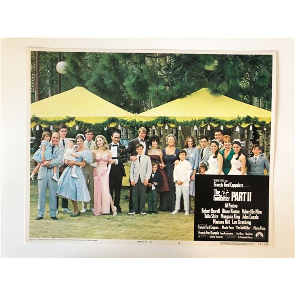 The Godfather Part II original 1974 vintage lobby card