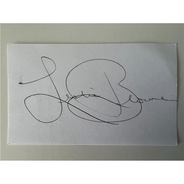 Prima ballerina Leslie Browne original signature