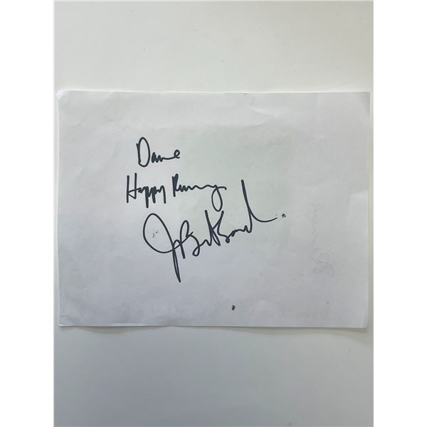 Joan Benoit original signature