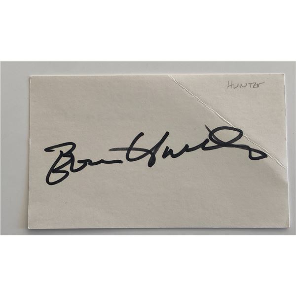 Author Evan Hunter original signature