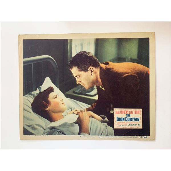 The Iron Curtain original 1948 vintage lobby card