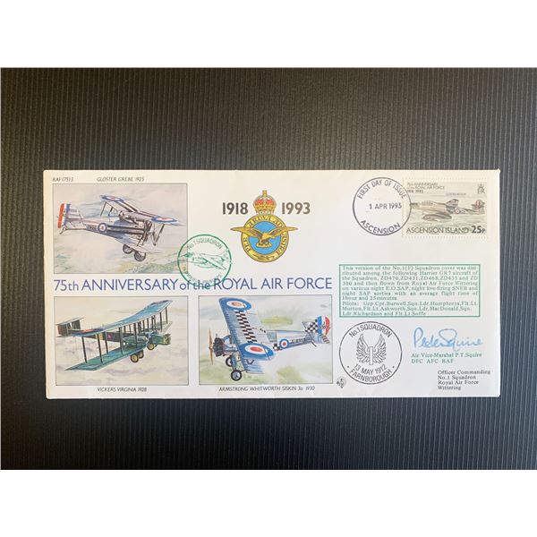 Peter Ted Squire signed first day cover