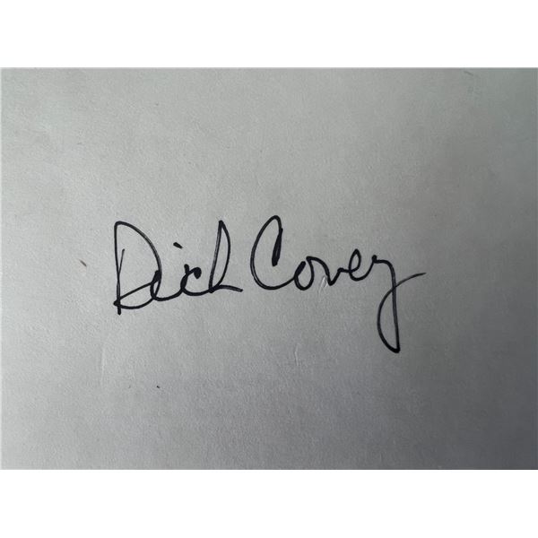 NASA astronaut Richard O. Covey original signature