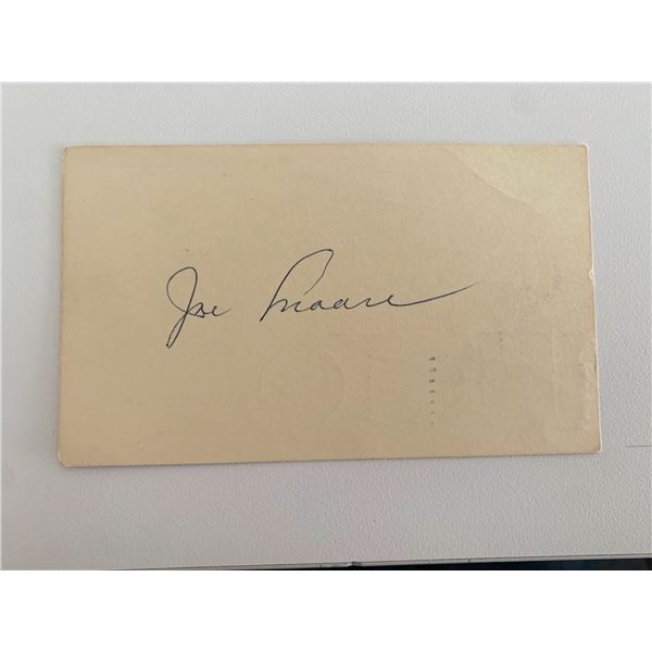 Joe Moore original signature