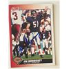 Image 1 : Chicago Bears Jim Morrissey 1991 Score #207 signed trading card