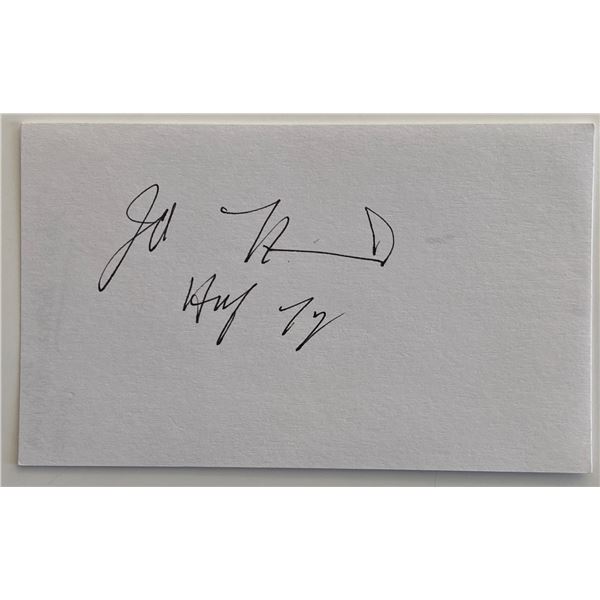 Horse trainer John A. Nerud original signature