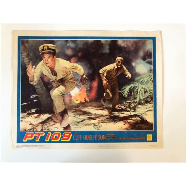 PT 109 original 1963 vintage lobby card