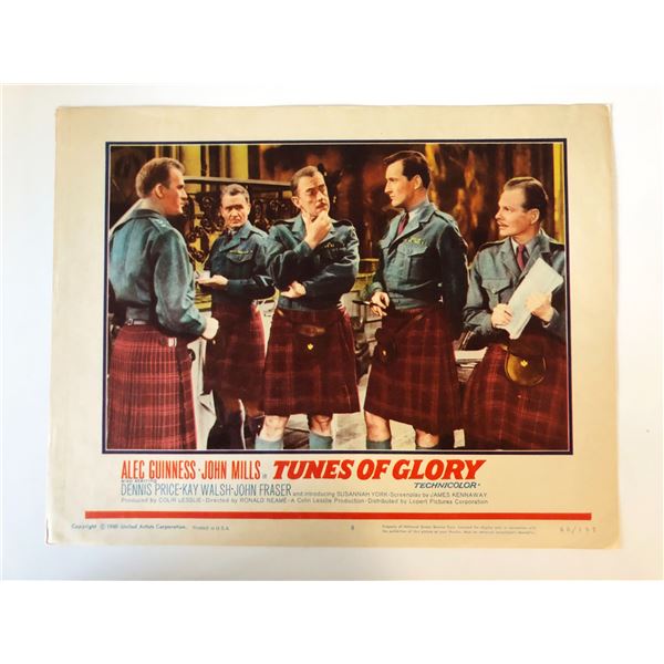 Tunes of Glory original 1960 vintage lobby card