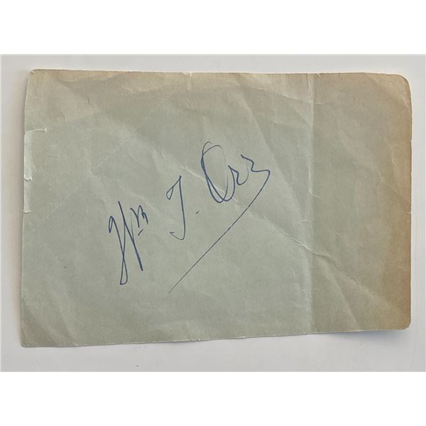 William T. Orr original signature