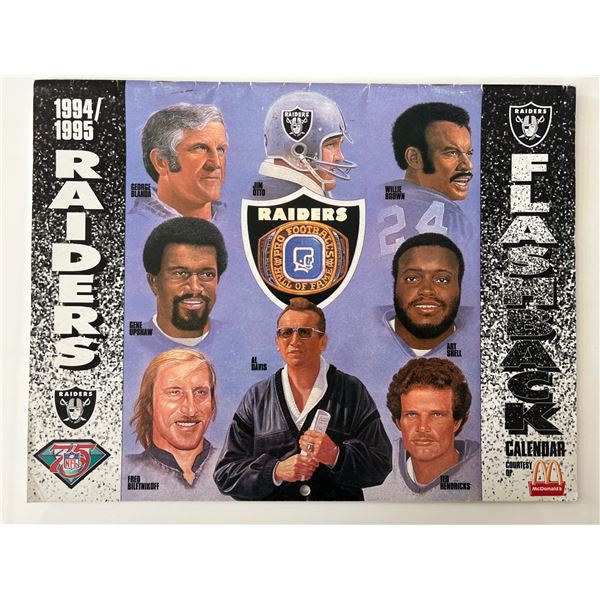 1994-1995 Oakland Raiders calendar