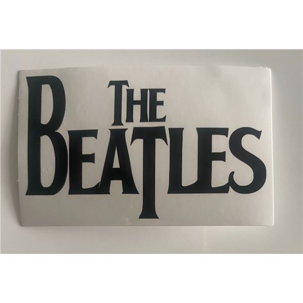 The Beatles logo sticker