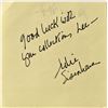 Image 1 : Julie Eisenhower signed post it note