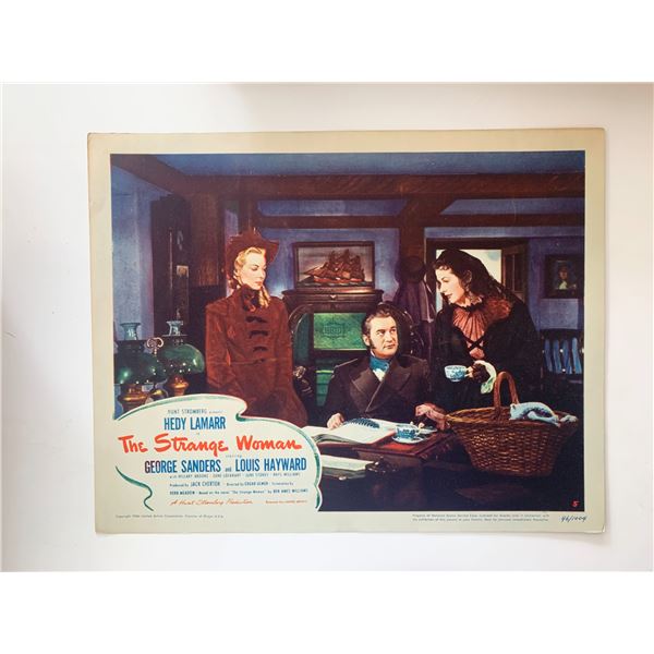 The Strange Woman original 1946 vintage lobby card