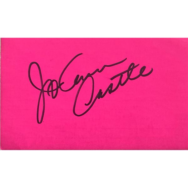 Jo Ann Castle original signature