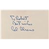 Image 1 : Sportswriter Al Abrams signed note