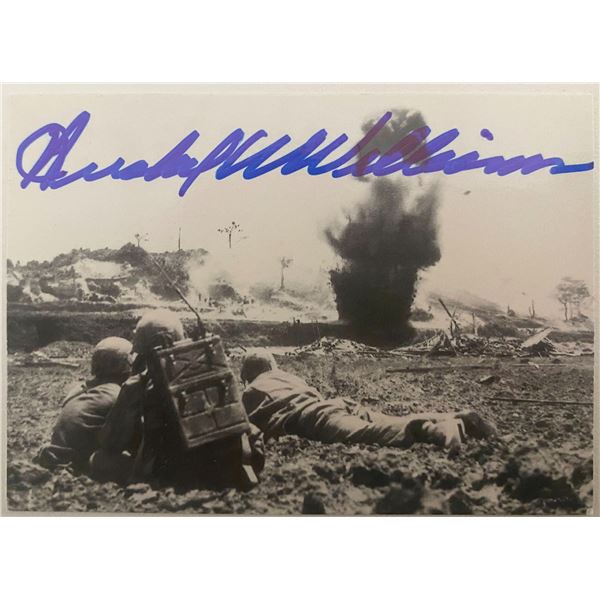 Hershel W Williams signed collector's card