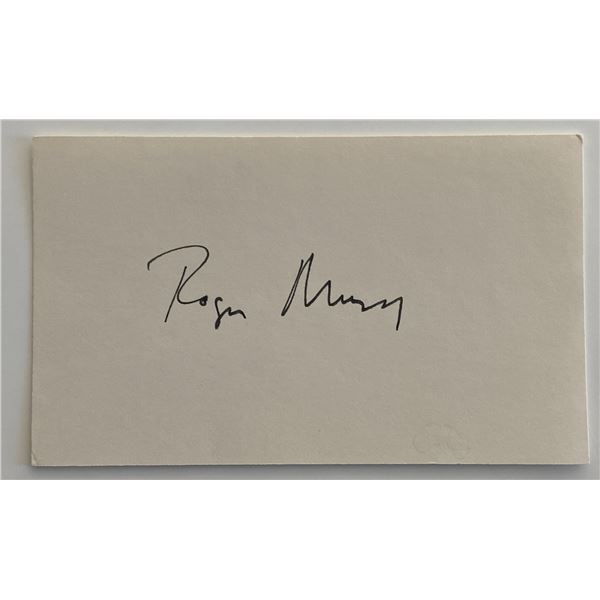 Actor Roger Mann original signature