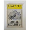 Image 1 : Social Security signed playbill cover